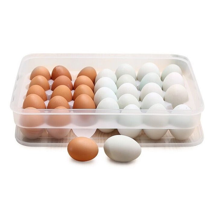 34 Grids Plastic Egg Box Container - Home Essentials Store Retail