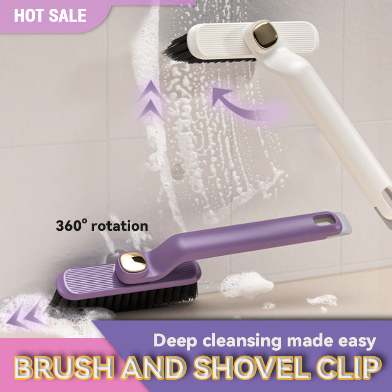 2 in 1 Multifunction Cleaning Brush With Clipper