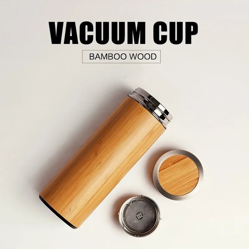 Bamboo Water Bottle - Home Essentials Store