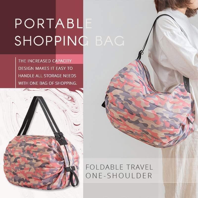 Foldable Travel One-shoulder Portable Shopping Bag - Home Essentials Store Retail