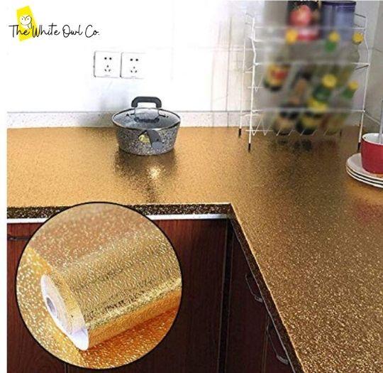 Kitchen Oil Proof Sticker Roll - Get 40% OFF & Free Gift Worth Rs 499 - Home Essentials Store Retail