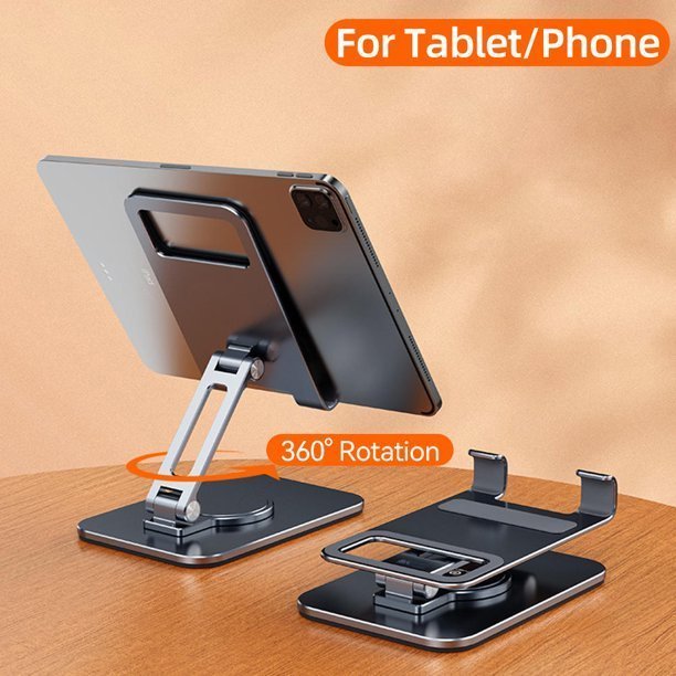 Tablet Stand 360 Rotation Adjustable Foldable Holders for iPad Phone - Free Shipping + COD Available - Home Essentials Store Retail