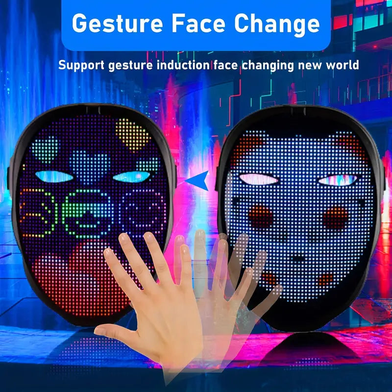 LED Programmable Bluetooth Face Mask