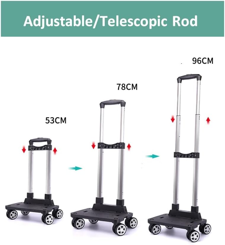 4-Wheel Folding Handle Trolley