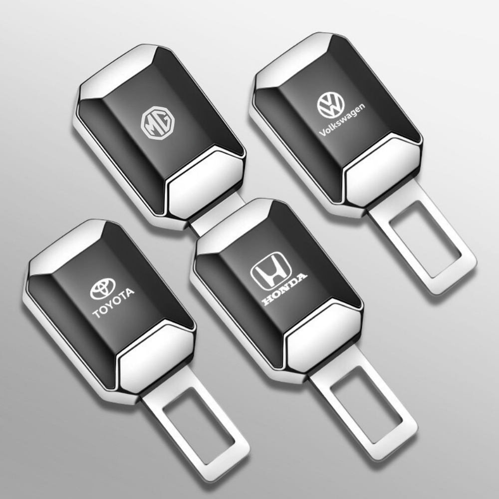 Car Logo Metal Seat Belt Extender Clip