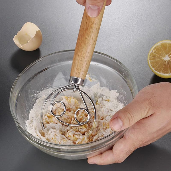 Hand Danish Dough Whisk Baking Tools - Hardik Test