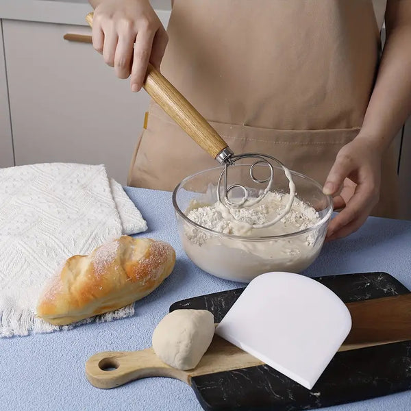 Hand Danish Dough Whisk Baking Tools - Hardik Test