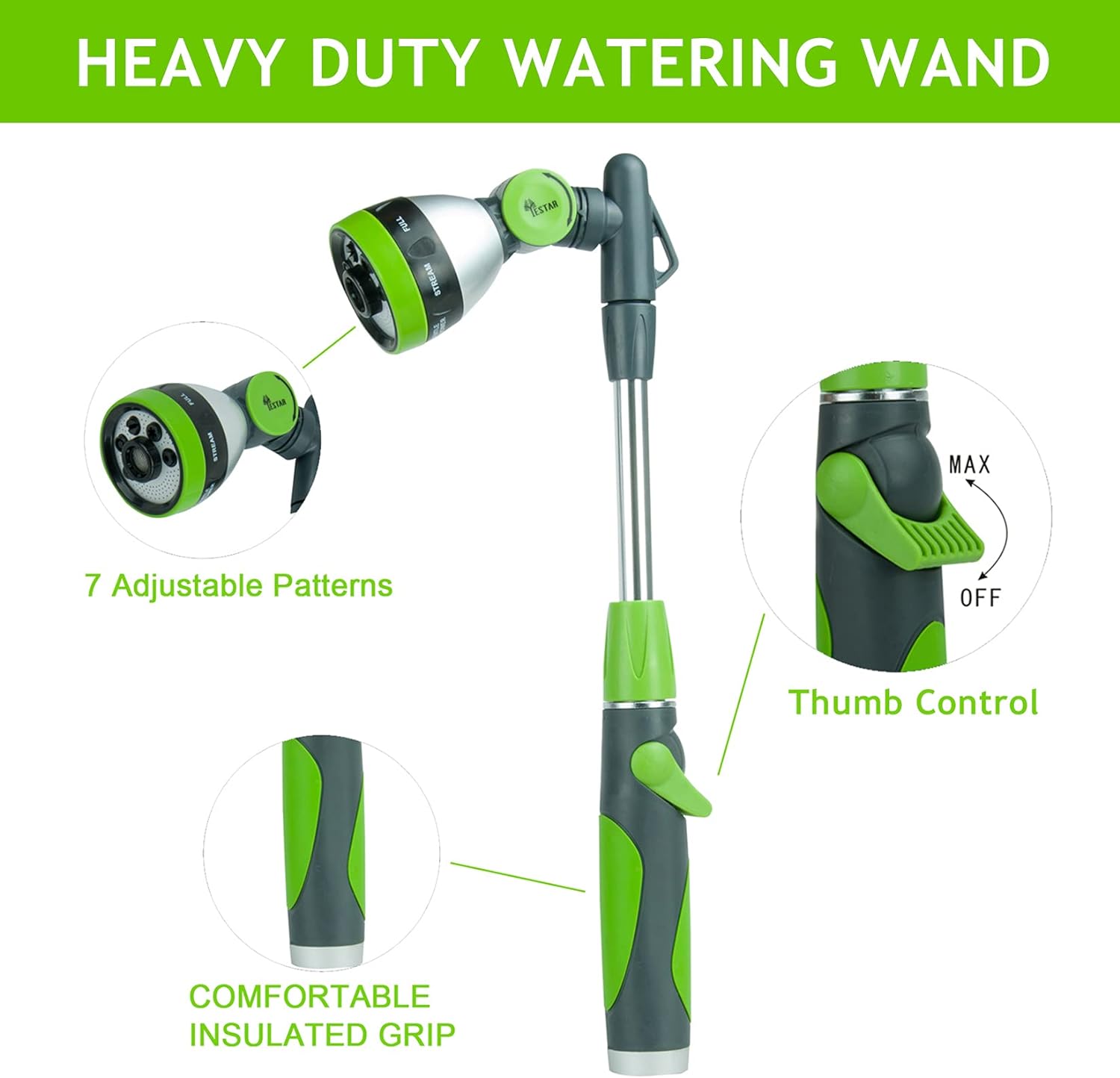 180 °Rotating Head Water Wand Hose - Home Essentials Store