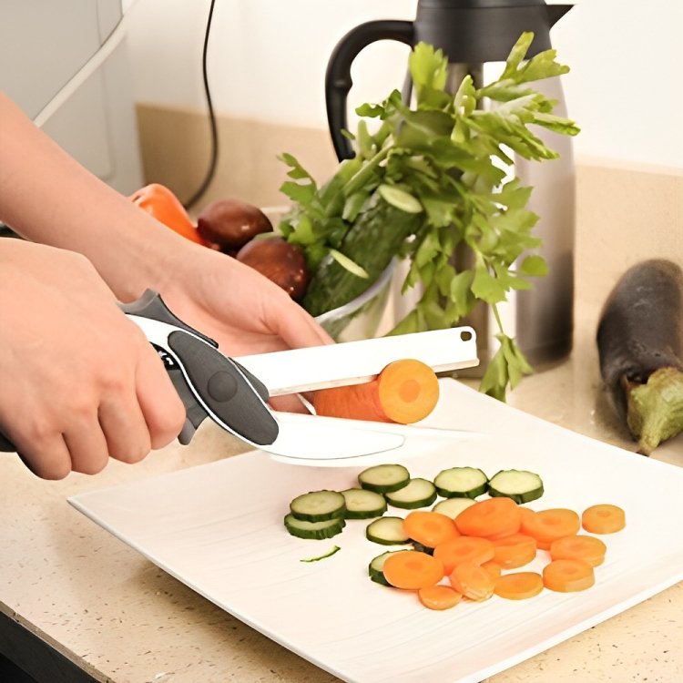 2-in-1 Knife & Cutting Board - Home Essentials Store Retail