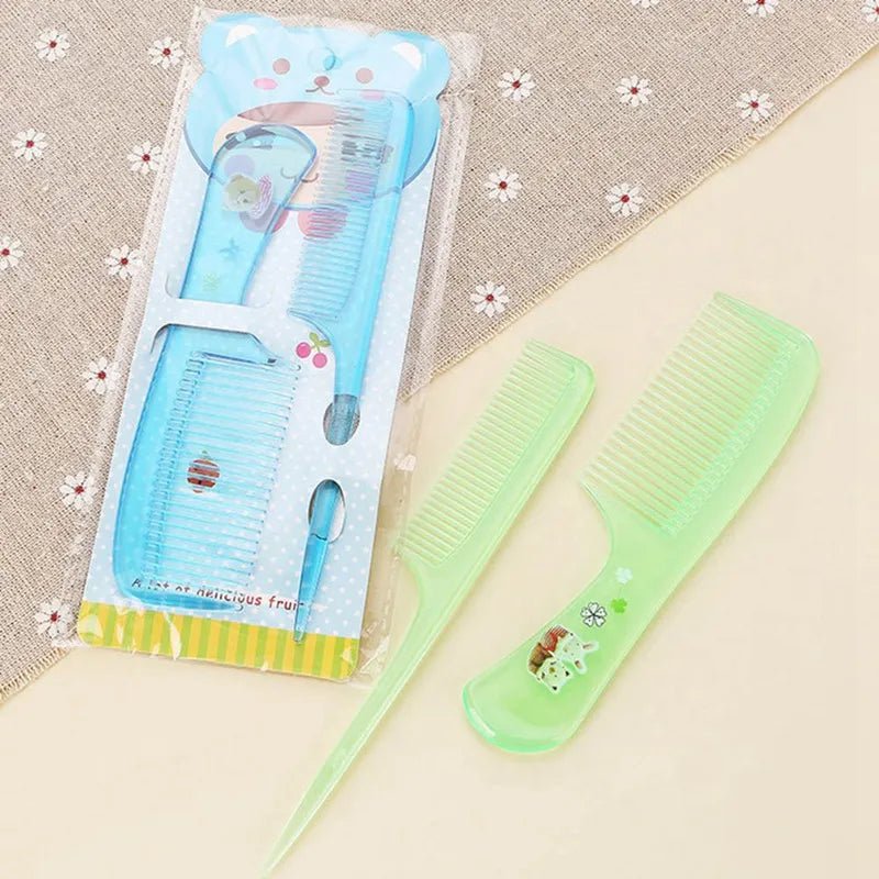 2 Pcs Baby Hair Brush Comb Set - Home Essentials Store Retail
