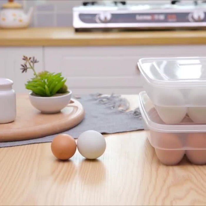 34 Grids Plastic Egg Box Container - Home Essentials Store Retail