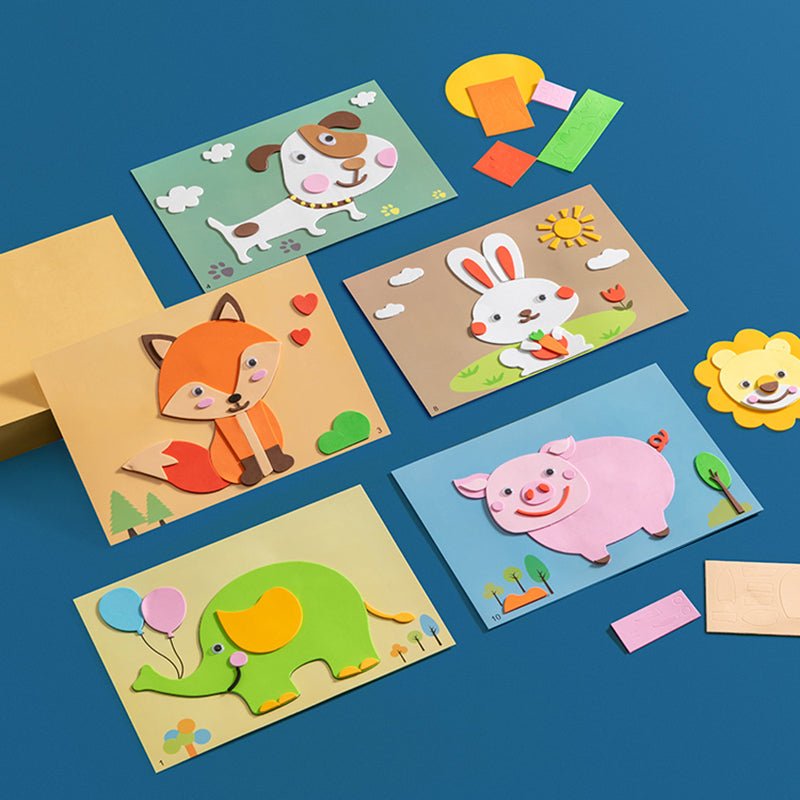 3D EVA Foam Sticker Puzzle Game DIY Animal Children's Education Toys - Home Essentials Store Retail