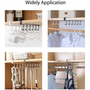 6-hook Punch-Free Cabinet Shelf Multiuse Hook Holder - Home Essentials Store Retail