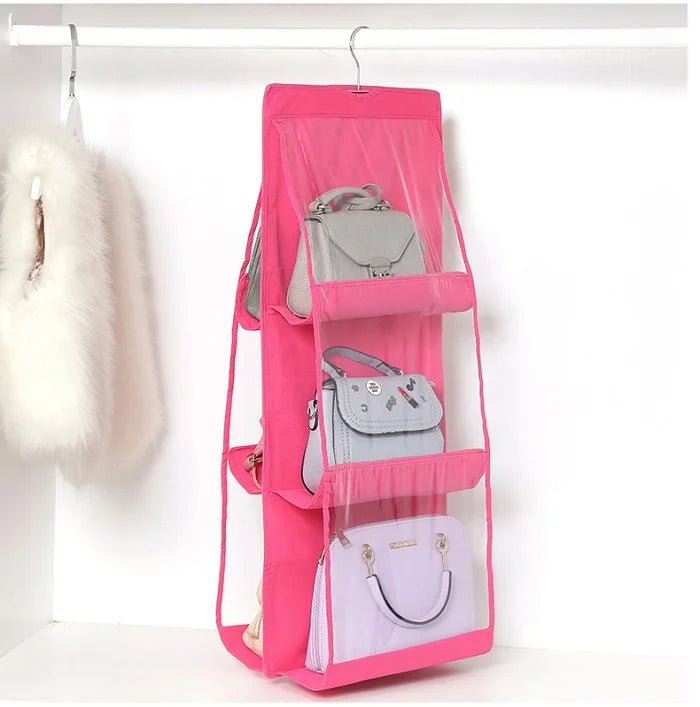 6 Pocket Foldable Hanging Bag - Home Essentials Store Retail