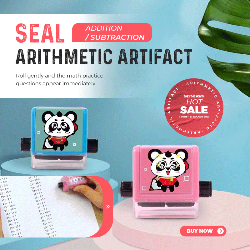 Addition And Subtraction Seal Arithmetic Artifact - Home Essentials Store Retail