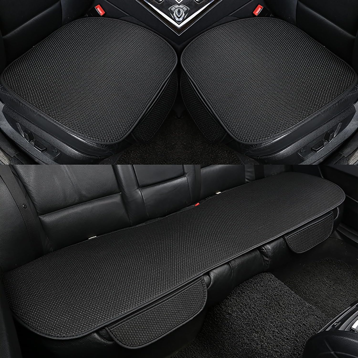 Breathable Car Cushion Sheets (2 Front Seat + 1 Back Seat Cushion) - Home Essentials Store