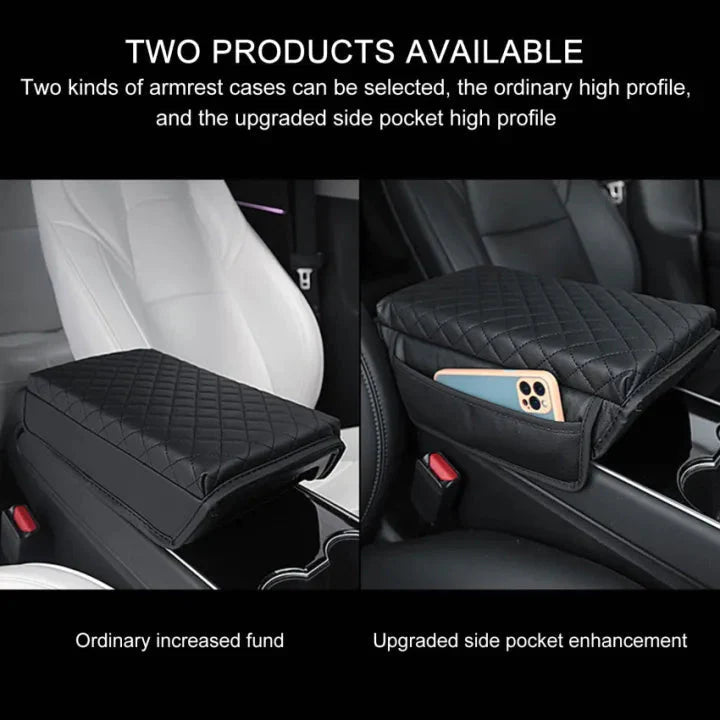 Car Armrest Cushion With Side Pockets - 50% OFF - Home Essentials Store