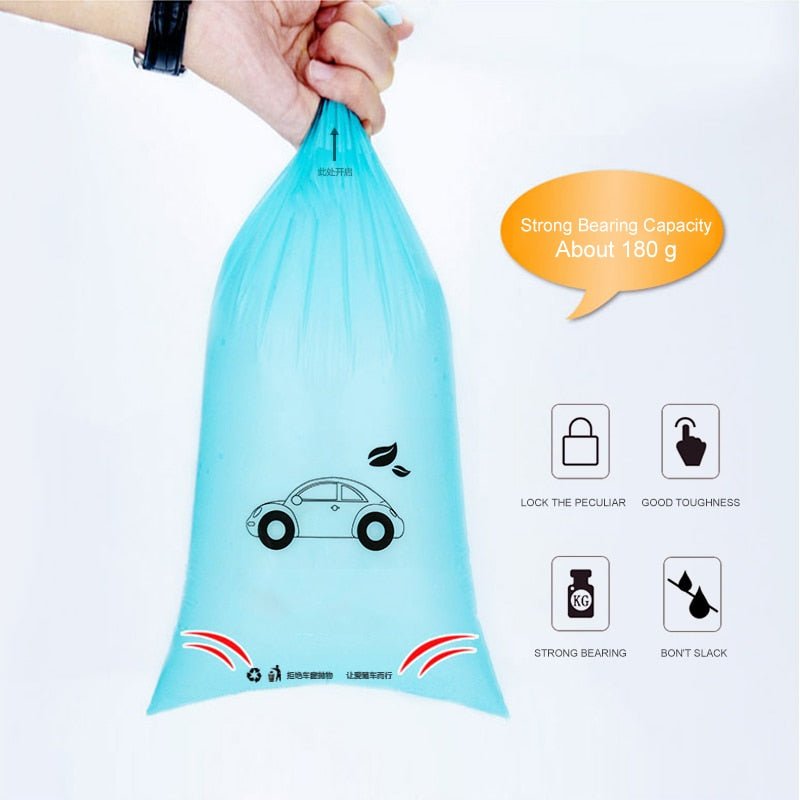 Car Garbage Bags with Self-Adhesive Flip - Home Essentials Store Retail