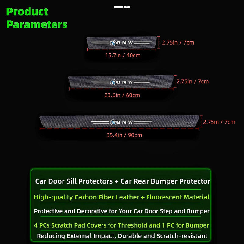 Car Logo Carbon Door Strip - Home Essentials Store Retail
