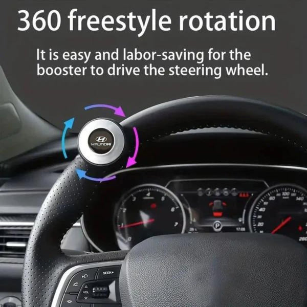 KeepCart Car Steering Knob 360 Degree Rotation Driving Steering Wheel Knob  for All Vehicles Universal Driving BoosterHelper