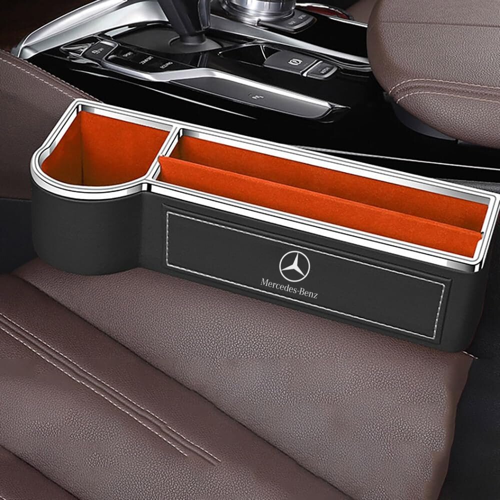 Car Storage Box With Cup Holder - Home Essentials Store
