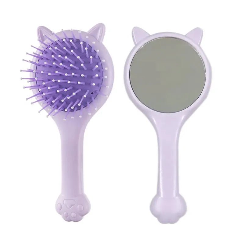 Cat Paw Shape Mirror Comb - Home Essentials Store Retail