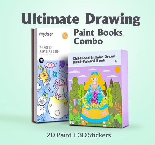 Childhood Infinite Dream Hand-Painted Book + Free Painting Book - Home Essentials Store