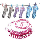 Clothing Line with 12 Clothes Clips - Home Essentials Store Retail