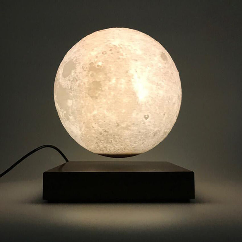 Crystal Magnetic Levitating Lunar Table Lamp - Home Essentials Store Retail