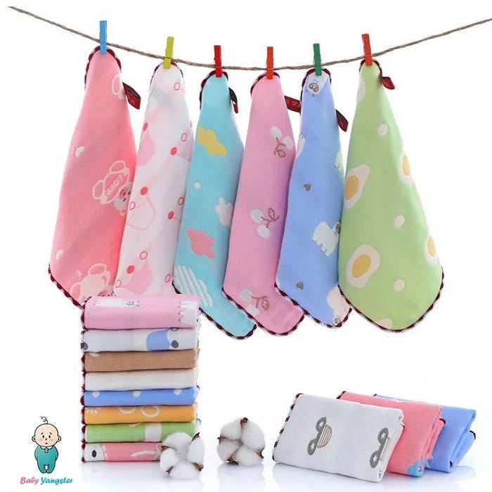 Cute Cartoon Print Baby Burp Towel - Home Essentials Store Retail