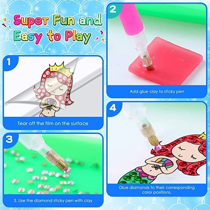 DIY children's free stick cartoon diamond painting - Free Shipping + COD Available - Home Essentials Store Retail