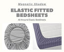 Elastic Fitted Double Bedsheet King Size with 2 Pillow Covers (fits any beds & mattresses) - Home Essentials Store Retail