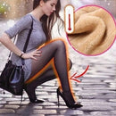 Flawless Legs Fake Translucent Warm Plush Lined Elastic Tights - Home Essentials Store Retail
