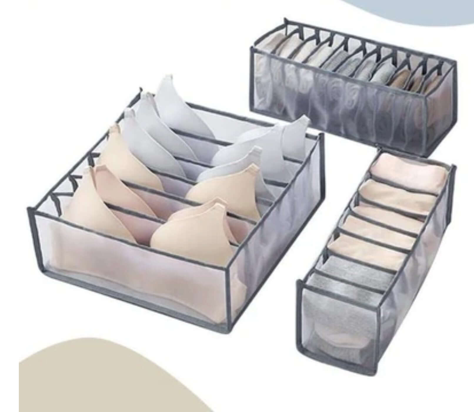 Foldable Drawer Organizers (SET OF 4) - Home Essentials Store Retail