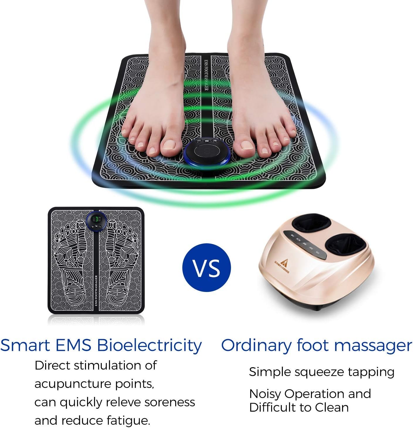 Folding Portable Foot Massager - Home Essentials Store Retail