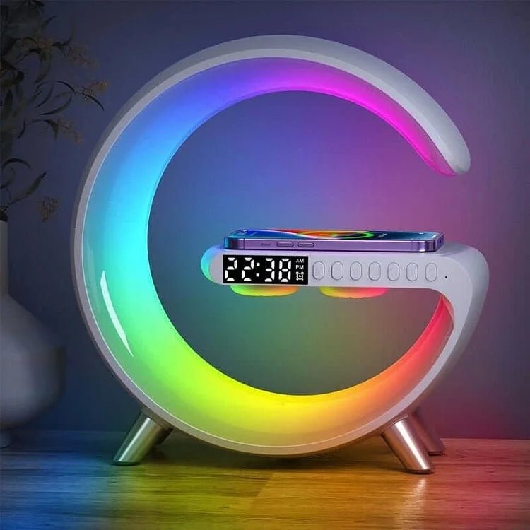 G Speaker - Soul Therapist Smart Ambiance Lamp - Smart Bluetooth Speaker Wireless Charging Night Light - Home Essentials Store Retail