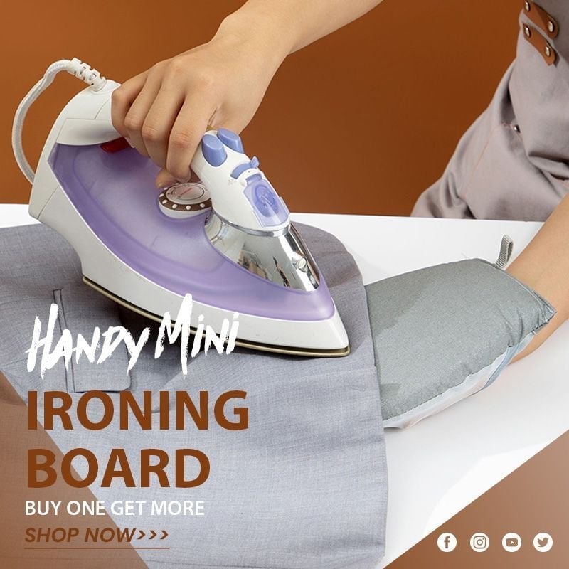 Handy Mini Ironing Board - Home Essentials Store Retail