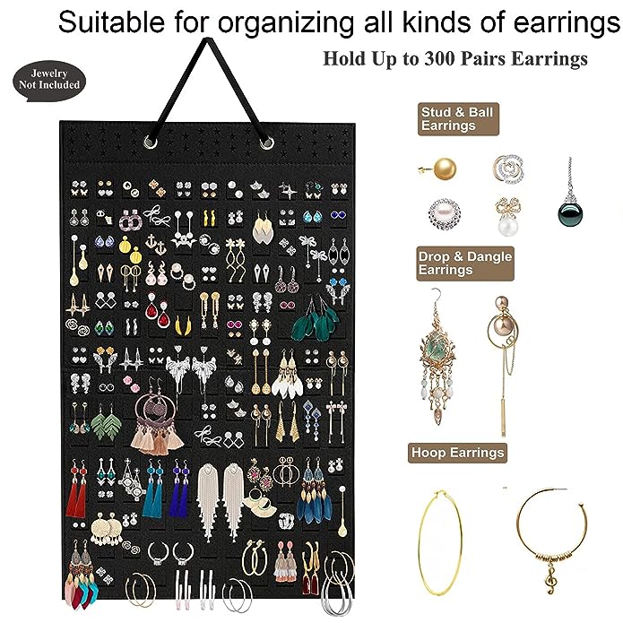 Hanging Rack Jewelry Organizer - Home Essentials Store Retail