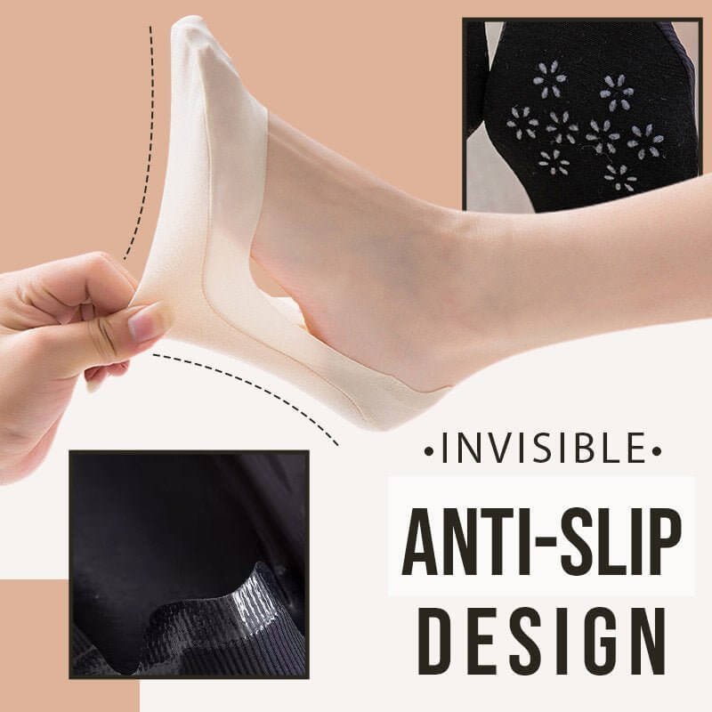 Invisible Non-slip Ice Silk Socks - Home Essentials Store Retail