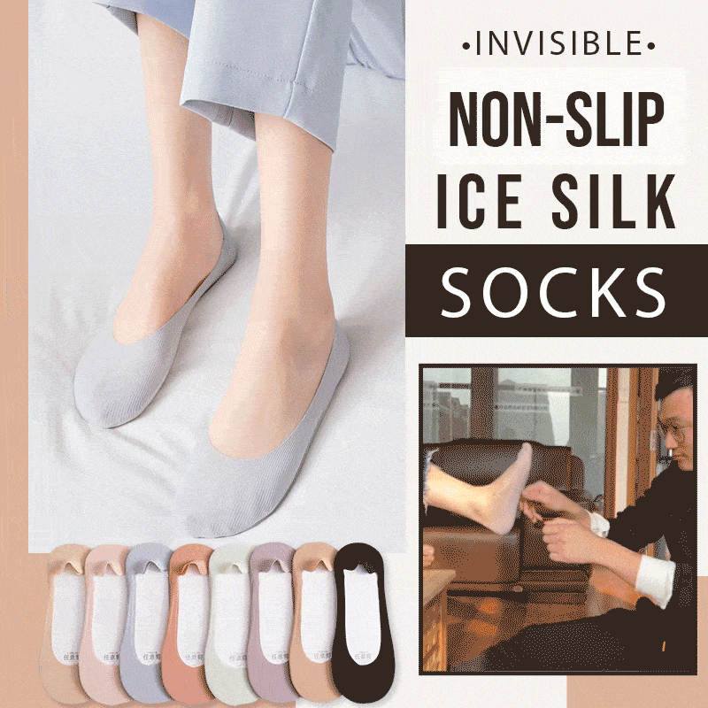 Invisible Non-slip Ice Silk Socks - Home Essentials Store Retail