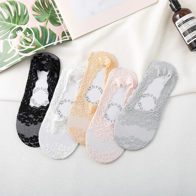Lace Floral Socks - Home Essentials Store Retail