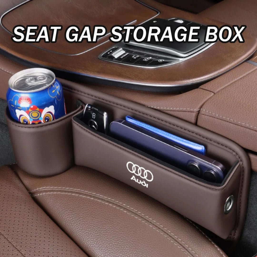 Leather Car Seat Storage Organizer - Home Essentials Store Retail