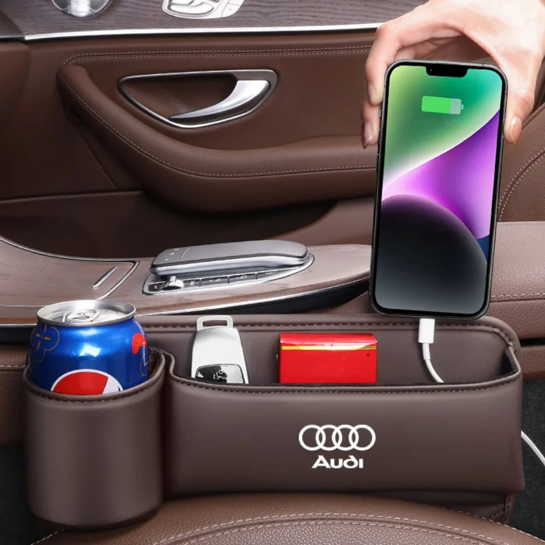 Leather Car Seat Storage Organizer - Home Essentials Store Retail