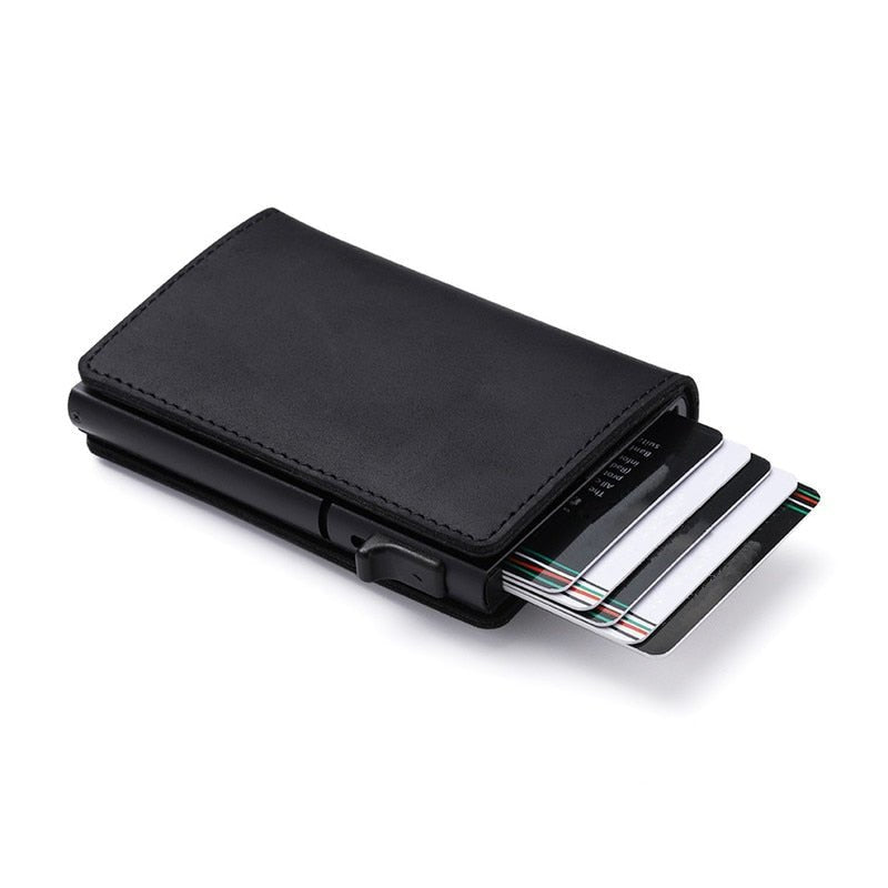 Leather Card Airtag Wallet - Home Essentials Store