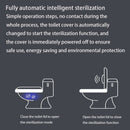 LED UVC Light Portable Sterilizer Toilet Germicidal Seated Toilet Disinfection - Home Essentials Store Retail