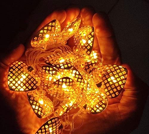 Metal Heart Shape LED String Lights - Home Essentials Store Retail