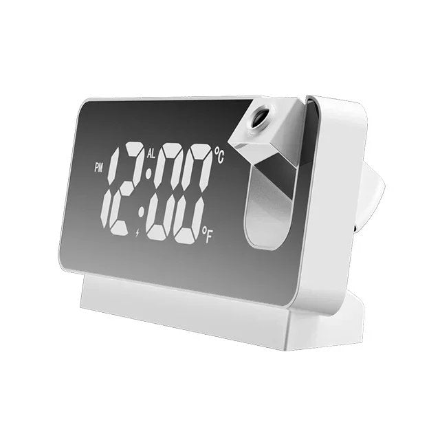 Mirror Projection Alarm Clock - Home Essentials Store Retail