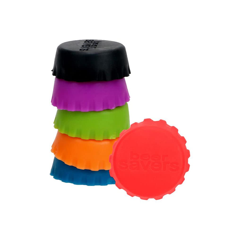 Multi-Colour Silicone Bottle Cap (6 pcs) - Home Essentials Store Retail