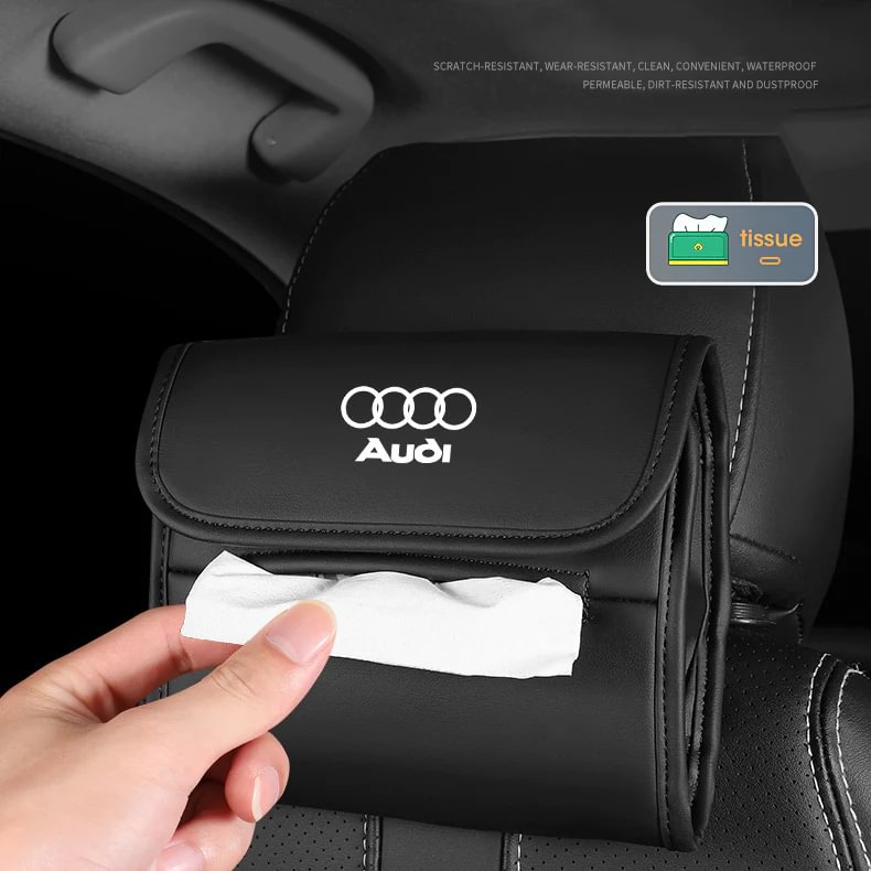 Multifunktionale Kreative Auto Tissue Box Auto Mülleimer Tissue Box 2-in-1  Plüschtier Auto Innenraum Zubehör (Weiß) : : Auto & Motorrad