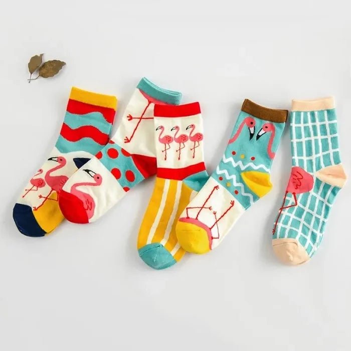 Multicolor Animal Design Socks - Home Essentials Store Retail
